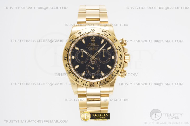 ROLDYT0474C – Daytona 116508 YG/YG Black/Stk KING SH4130