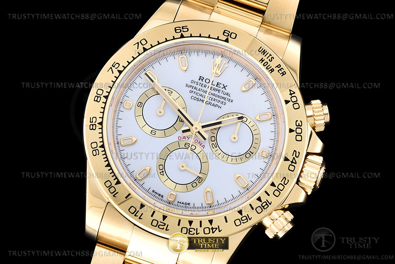 ROLDYT0474D – Daytona 116508 YG/YG White/Stk KING SH4130