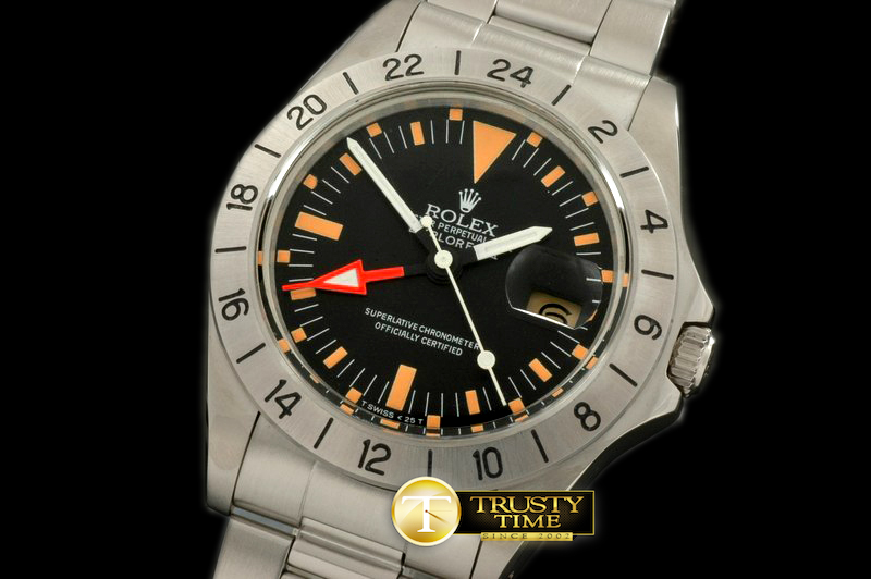 ROLEXP2007 – Vintage Explorer II 1655 SS/SS Blk Asian 2813