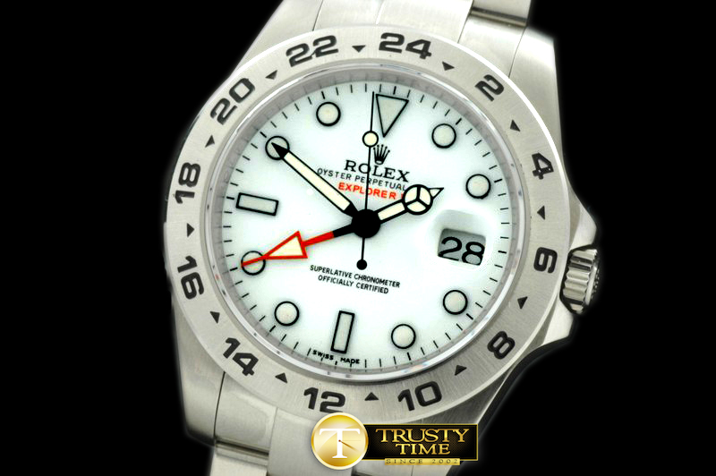 ROLEXP2016 – 2011 Explorer II 42mm SS/SS White A-2836