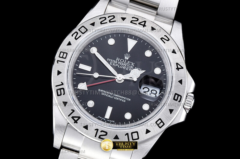 ROLEXP2057B – Explorer II 16570 SS/SS Black BPF VR3186 CHS