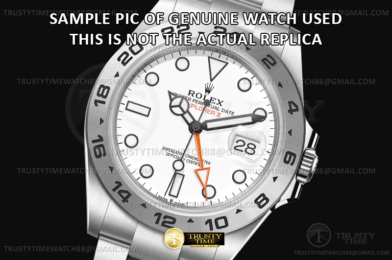 ROLEXP2063 – Explorer II 226570 SS/SS White VSF DD3285