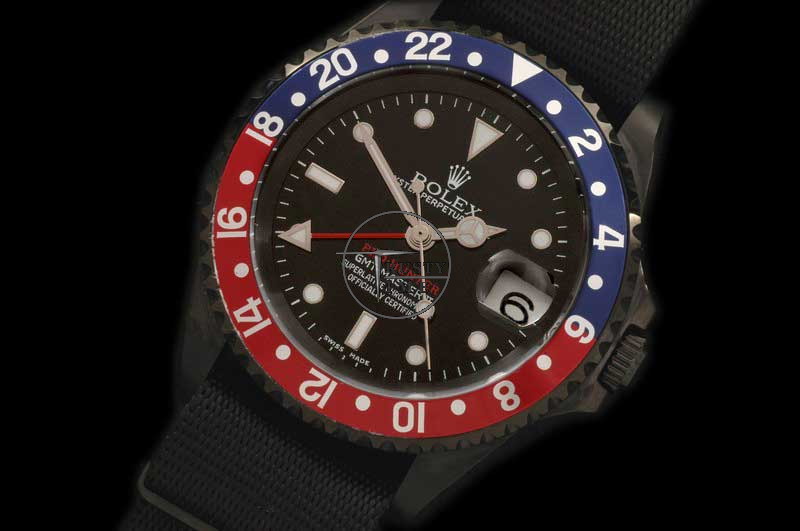 ROLGMT020A – Pro Hunter GMT Master II PVD Blue/Red Bezel – Swiss