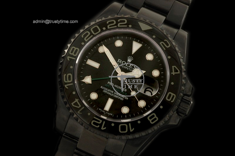 ROLGMT022B – Pro Hunter GMT Master II PVD Black Ceramic Bez Swis