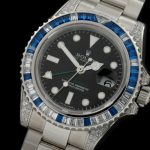 ROLGMT031 – SS Anni GMT SS/Blue Diam Black Asia 3186 V serials
