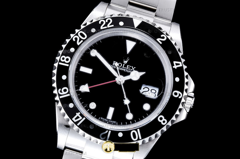 ROLGMT0312A – GMT II 16710 Blk SS/SS Blk BPF VR3186 CHS