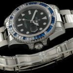 ROLGMT031 – SS Anni GMT SS/Blue Diam Black Asia 3186 V serials