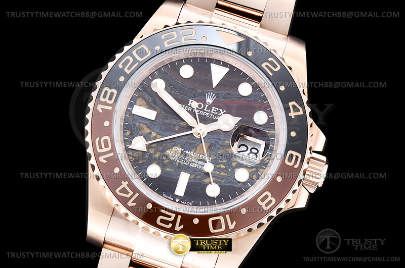 ROLGMT0414A – GMT II 126715 Wt Oyst RG/RG Tiger.I QF JH3285-FS