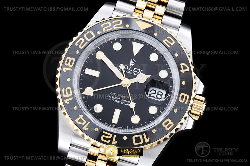 ROLGMT0416 – GMT II 126713 Wt Jub YG/SS Black QF JH3285-FS