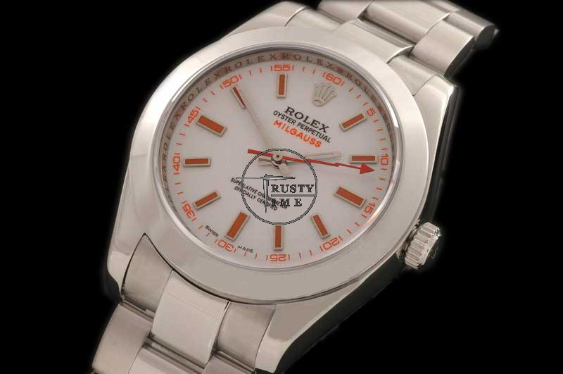 ROLMIL003D – 2007 Milguass SS White 40mm Correct Size- Swiss ETA
