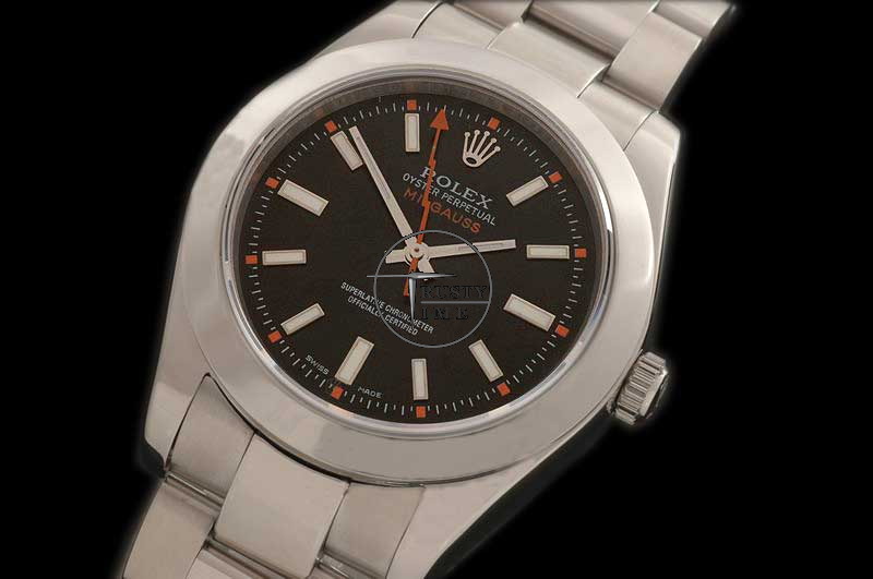ROLMIL003C – 2007 Milguass SS Black 40mm Correct Size- Swiss ETA