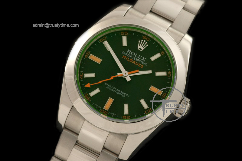 ROLMIL005C – Milguass SS Blk (Green Sapphire)