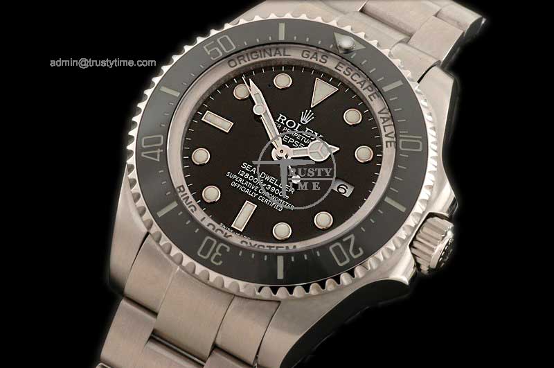 ROLSD006B – Deep Sea Dweller SS Black BEST – Asia Eta 2836