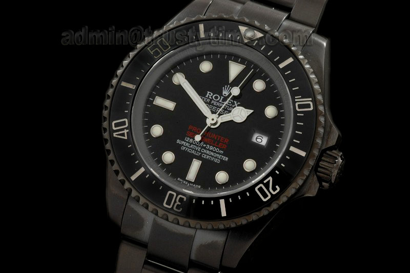 ROLSD013B – Pro Hunter Deep Sea PVD Black Asian 3135