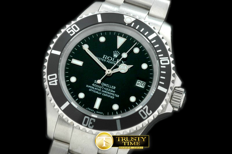 ROLSD018 – Sea Dweller SS Black Swiss Eta 2836-2