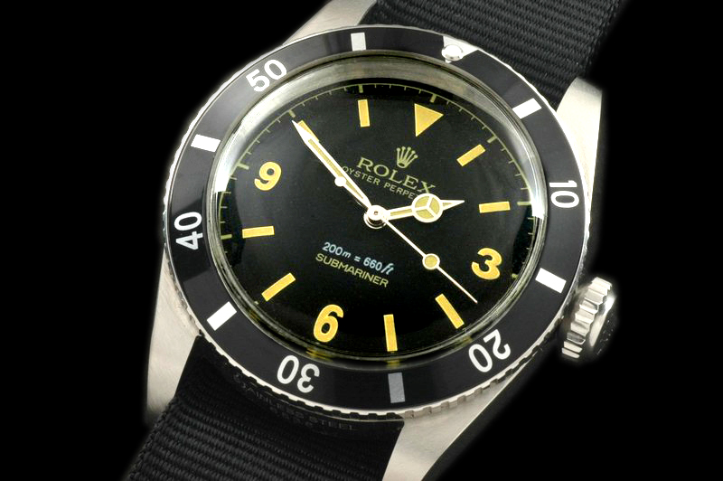 ROLSUB043B – Vintage 50s 5510 SS/Nato Blk A-2836