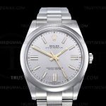 ROYP020E – Oyster Pert 41mm 124300 Oys SS/SS Silver KING K3230