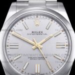 ROYP020E – Oyster Pert 41mm 124300 Oys SS/SS Silver KING K3230