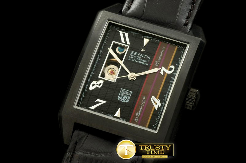 ZEN010B – 40th Anni EL Primero PVD/LE Black Asian 17J H/W
